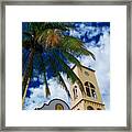 Church Tower In Puerta Vallarta Framed Print
