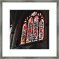 Church Windows Framed Print