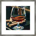 Cigars And Brandy Framed Print
