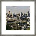 Cincinnati Skyline No 2 Framed Print