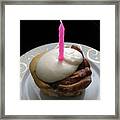 Cinnamon Bun Birthday Framed Print