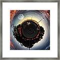 #circularapp #circular #world #sunset Framed Print