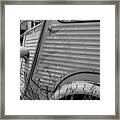 Citroen H Van In Mono Study 1 Framed Print