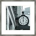 City Clock Framed Print