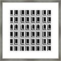 Square - City Grid 9 Framed Print