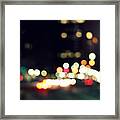 City Lights Framed Print