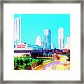 City Of Austin From The Walk Bridge 2 Framed Print