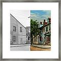 City- Va - C And G Grocery Store 1927 - Side By Side Framed Print