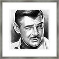 Clark Gable 26aug17 Framed Print