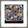 Classic Car Montage Art 1 Framed Print