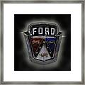 Classic Ford Emblem Framed Print