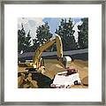 Claw And Loader Framed Print