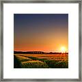Clear Sunset Framed Print