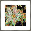 Clematis Dizzy Noir Framed Print