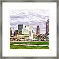 Cleveland Skyline Framed Print