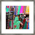 Clothing Shop In Madhavbaug, Mumbai Framed Print