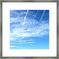 Clouds And Sky Framed Print