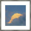 Clouds At Evening #1 Framed Print