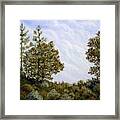 Clouds In Foothills Framed Print Clouds In Foothills Framed Print