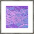 Clouds Of Cotton Candy Framed Print