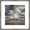 Clouds Over The Molo Pier, Sopot Framed Print