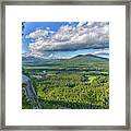 Clouds Over The Mountains Framed Print