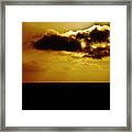 Clouds Over The Ocean Framed Print