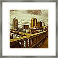 Cloudy Birmingham Framed Print