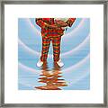 Clown With Goose A173318 2x1 Framed Print