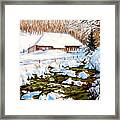 Clubhouse In Winter Framed Print