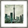 Cn Tower Framed Print