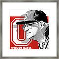 Coach Woody Hayes Framed Print