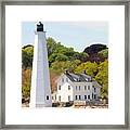 Coastal Lighthouse-c Framed Print
