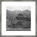 Coastal Mountains Framed Print