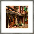 Cobble Stoned Street Framed Print