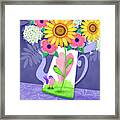 Coffee Pot Surprise Framed Print