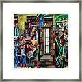 Coit Tower Interior Art Framed Print