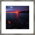 Colchester Sunset Framed Print