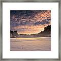 Cold Morning Framed Print