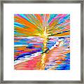 Collection Art For Health And Life. Painting 5. Energy  Of  Life Framed Print