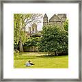 College Ground. Silence. Framed Print