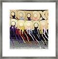 Colonial Hats Framed Print