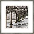 Colonnade Framed Print