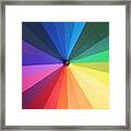 Color Wheel Framed Print