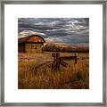 Colorado Hay Barn Framed Print
