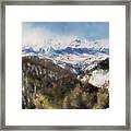 Colorado Mountains 4 Landscape Art By Jai Johnson Framed Print
