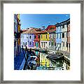 Colorful Burano 3 Framed Print