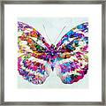 Colorful Butterfly Art Framed Print