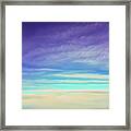 Colorful Clouds Framed Print