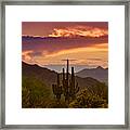 Colorful Desert Skies Framed Print